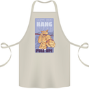 Pull Up Funny Cat Gym Training Cotton Apron 100% Organic Natural