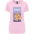 Pull Up Funny Cat Gym Training Womens Wider Cut T-Shirt Light Pink