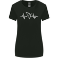 Pulse Archery Archer Funny ECG Womens Wider Cut T-Shirt Black