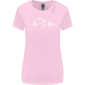Pulse Archery Archer Funny ECG Womens Wider Cut T-Shirt Light Pink