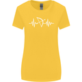 Pulse Archery Archer Funny ECG Womens Wider Cut T-Shirt Yellow
