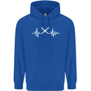 Pulse Artist Art Teacher Fine ECG Childrens Kids Hoodie Royal Blue