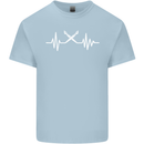 Pulse Artist Art Teacher Fine ECG Kids T-Shirt Childrens Light Blue