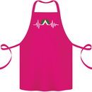Pulse Camping Camper Camp Festival ECG Cotton Apron 100% Organic Pink