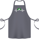 Pulse Camping Camper Camp Festival ECG Cotton Apron 100% Organic Steel