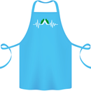 Pulse Camping Camper Camp Festival ECG Cotton Apron 100% Organic Turquoise