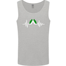 Pulse Camping Camper Camp Festival ECG Mens Vest Tank Top Sports Grey