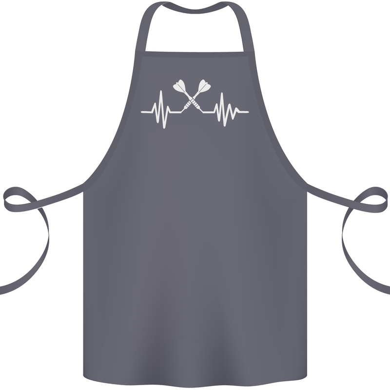 Pulse Darts Funny ECG Cotton Apron 100% Organic Steel