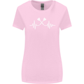 Pulse Darts Funny ECG Womens Wider Cut T-Shirt Light Pink