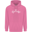 Pulse Fishing Funny Fisherman ECG Mens 80% Cotton Hoodie Azelea