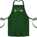 Pulse Golf Funny Golfing Golfer ECG Cotton Apron 100% Organic Forest Green
