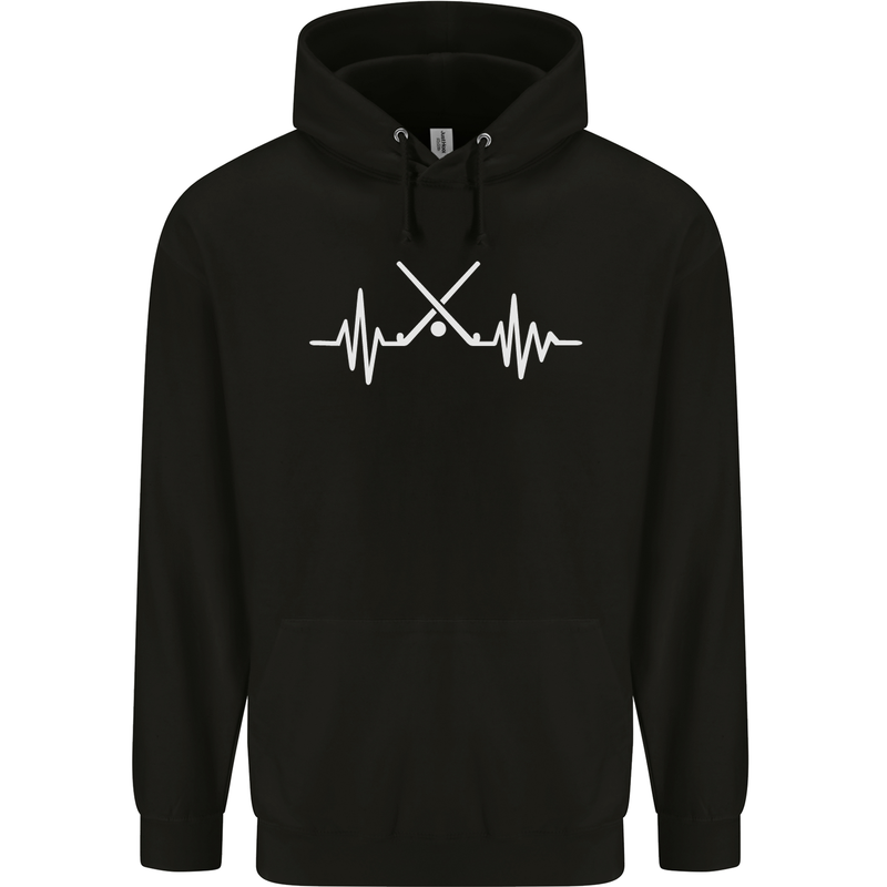 Pulse Hockey Ice Street Player ECG Childrens Kids Hoodie Black