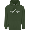 Pulse Hockey Ice Street Player ECG Childrens Kids Hoodie Forest Green