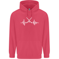 Pulse Hockey Ice Street Player ECG Childrens Kids Hoodie Heliconia