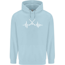 Pulse Hockey Ice Street Player ECG Childrens Kids Hoodie Light Blue