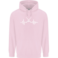 Pulse Hockey Ice Street Player ECG Childrens Kids Hoodie Light Pink