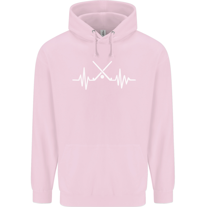 Pulse Hockey Ice Street Player ECG Childrens Kids Hoodie Light Pink
