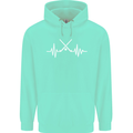 Pulse Hockey Ice Street Player ECG Childrens Kids Hoodie Peppermint