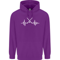 Pulse Hockey Ice Street Player ECG Childrens Kids Hoodie Purple