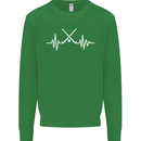 Pulse Hockey Ice Street Player ECG Kids Sweatshirt Jumper Irish Green