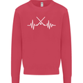 Pulse Hockey Ice Street Player ECG Mens Sweatshirt Jumper Heliconia