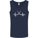Pulse Hockey Ice Street Player ECG Mens Vest Tank Top Navy Blue