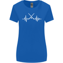 Pulse Hockey Ice Street Player ECG Womens Wider Cut T-Shirt Royal Blue