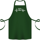 Pulse Rock Climbing Climber Climb ECG Cotton Apron 100% Organic Forest Green