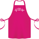 Pulse Rock Climbing Climber Climb ECG Cotton Apron 100% Organic Pink