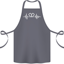 Pulse Rock Climbing Climber Climb ECG Cotton Apron 100% Organic Steel