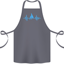 Pulse Sailing Sailor Boat Funny Captain ECG Cotton Apron 100% Organic Steel
