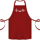 Pulse Scuba Diving Scuba Diving Diver Funny Cotton Apron 100% Organic Maroon