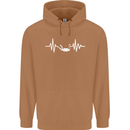Pulse Scuba Diving Scuba Diving Diver Funny Mens 80% Cotton Hoodie Caramel Latte