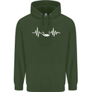 Pulse Scuba Diving Scuba Diving Diver Funny Mens 80% Cotton Hoodie Forest Green