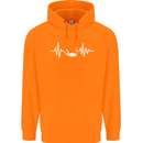 Pulse Scuba Diving Scuba Diving Diver Funny Mens 80% Cotton Hoodie Orange