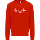 Pulse Scuba Diving Scuba Diving Diver Funny Mens Sweatshirt Jumper Bright Red