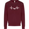 Pulse Scuba Diving Scuba Diving Diver Funny Mens Sweatshirt Jumper Maroon