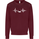 Pulse Scuba Diving Scuba Diving Diver Funny Mens Sweatshirt Jumper Maroon