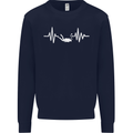 Pulse Scuba Diving Scuba Diving Diver Funny Mens Sweatshirt Jumper Navy Blue