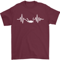 Pulse Scuba Diving Scuba Diving Diver Funny Mens T-Shirt Cotton Gildan Maroon