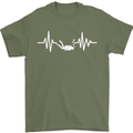 Pulse Scuba Diving Scuba Diving Diver Funny Mens T-Shirt Cotton Gildan Military Green