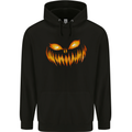 Pumpkin Face Halloween Horror Scary Mens 80% Cotton Hoodie Black