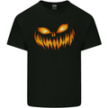 Pumpkin Face Halloween Horror Scary Mens Cotton T-Shirt Tee Top Black