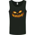 Pumpkin Face Halloween Horror Scary Mens Vest Tank Top Black