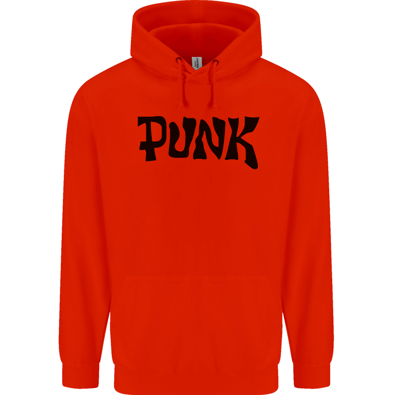 Punk As Worn By Childrens Kids Hoodie Bright Red