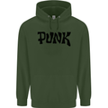 Punk As Worn By Childrens Kids Hoodie Forest Green