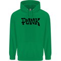 Punk As Worn By Childrens Kids Hoodie Irish Green