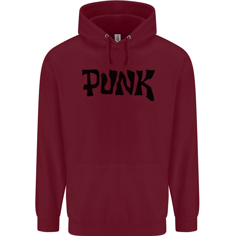 Punk As Worn By Childrens Kids Hoodie Maroon