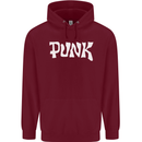 Punk As Worn By Childrens Kids Hoodie Maroon