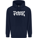 Punk As Worn By Childrens Kids Hoodie Navy Blue